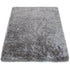 Hochflor Teppich | Flauschiger Hochflor für Wohnzimmer und Schlafzimmer | Grau
